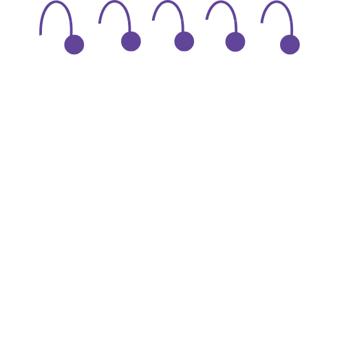 Ghi chú, note, lịch, lò xo, shape, cute, dễ thương