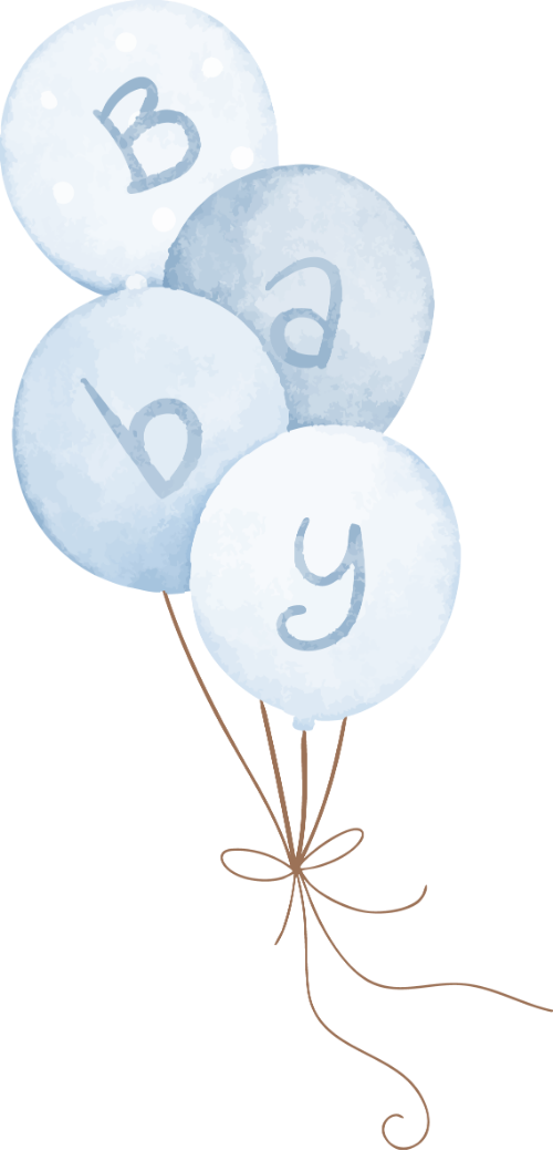Bong bóng, balloon, bóng, water color, màu nước, cute, dễ thương