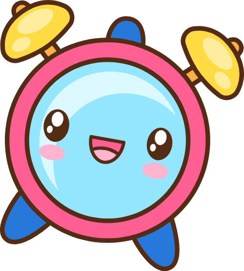 Đồng hồ, clock, giáo dục, education, dễ thương, cute