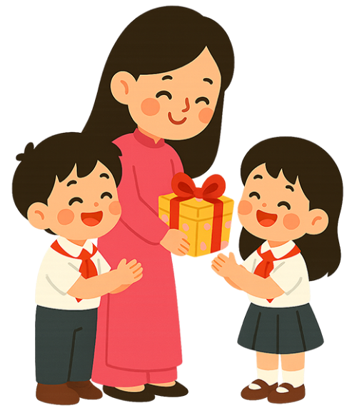 Học sinh, student, cô giáo, giáo viên, teacher, trường học, school, dễ thương, chibi