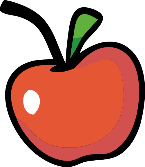 Táo, trái táo, quả táo, apple, cute, dễ thương