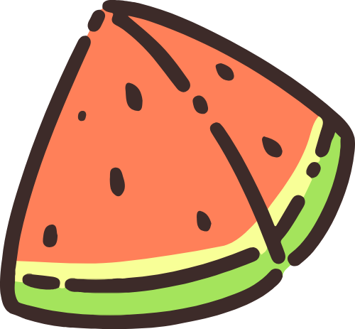 Dưa hấu, watermelon, dễ thương, cute