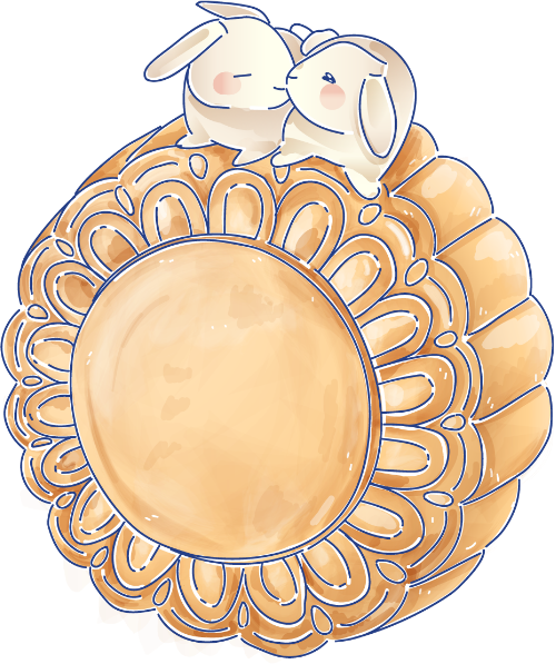 Thỏ, bunny, rabbit, động vật, animal, bánh trung thu, bánh, bánh ngọt, cake, trung thu, mid autumn 1