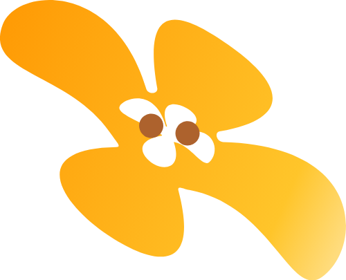 Hoa, hoa mai, flower, gradient 3
