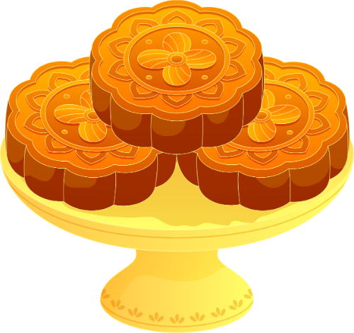 Bánh trung thu, bánh, cake, trung thu, mid autumn, gradient