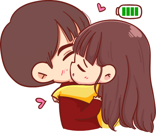 Couple, cặp đôi, người yêu, lover, chibi, love, cute, dễ thương 2