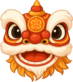Lân, lion dance, trung thu, mid autumn, cute, dễ thương