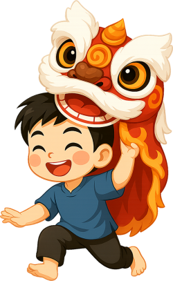 Bé trai, boy, nam, lân, mid-autumn unicorn, trung thu, mid autumn, dễ thương, cute 2