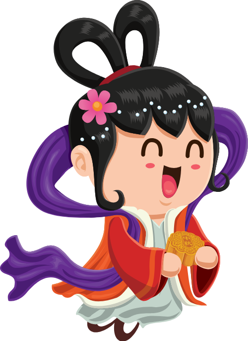 Hằng nga, chị hằng, con gái, girl, nữ, trung thu, tết trung thu, mid-autumn