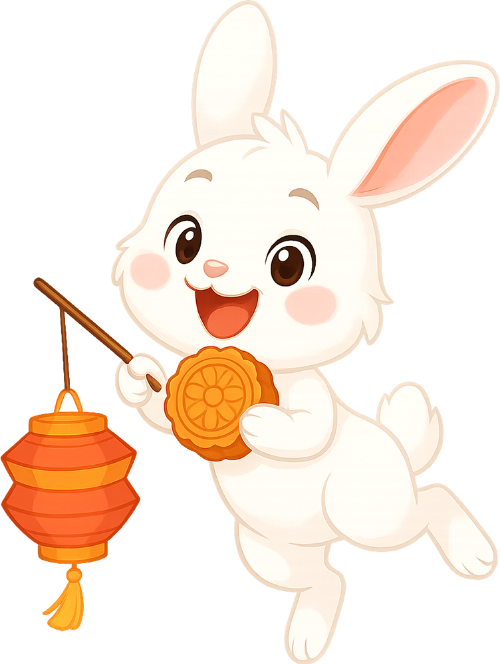 Thỏ, rabbit, bánh trung thu, moon cake, trung thu, mid autumn, dễ thương, cute 2