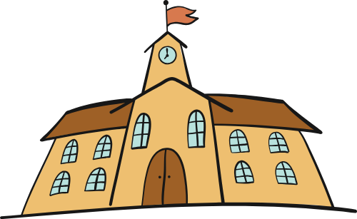 Trường, tòa nhà, school, building