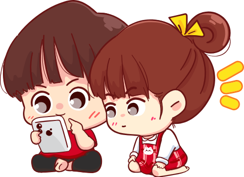Couple, cặp đôi, người yêu, lover, chibi, love, cute, dễ thương 1