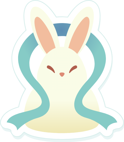Thỏ, con thỏ, bunny, rabbit, trung thu, autumn, gradient