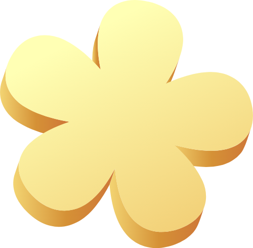Hoa, flower, 3d, màu loang, gradient