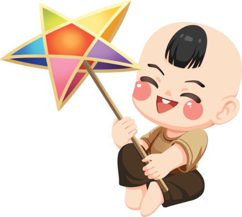 Bé trai, boy, em bé, trẻ em, trung thu, lồng đèn, chibi, baby, children, mid-autumn festival, lantern 1