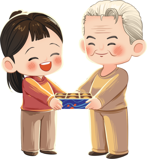 Bà,  grandma, em bé, trẻ em, trung thu, lồng đèn, chibi, baby, children, mid-autumn festival, lantern