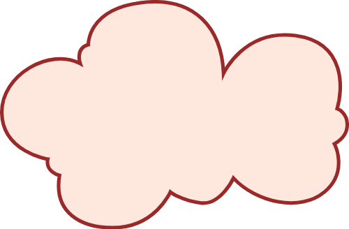 Mây, cloud, shape, mảng