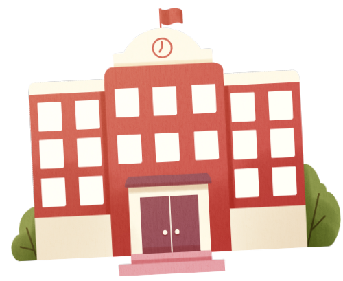 Trường, trường học, school, giáo dục, education, cute, dễ thương