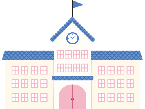 Trường, trường học, school, giáo dục, education, cute, dễ thương