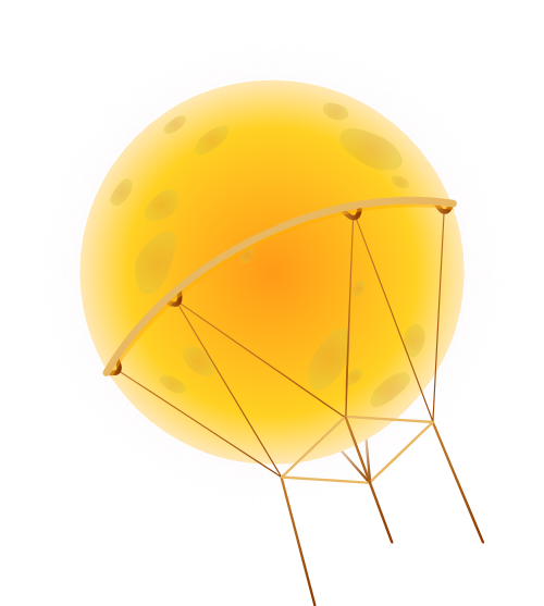 Mặt trăng, lồng đèn, khinh khí cầu, moon, lantern, hot air balloon
