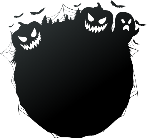 Bí đỏ, trái bí, pumpkin, dơi, bat, nhện, spider, halloween