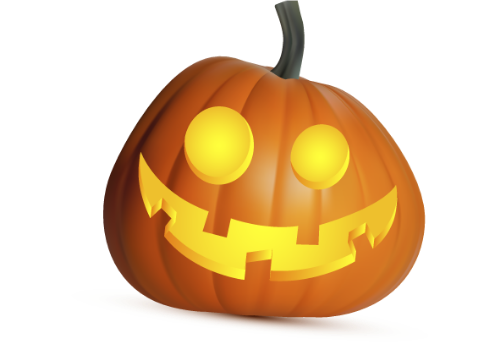 Trái bí, bí ngô, bí đỏ, pumpkin, halloween, hóa trang, horrible 4
