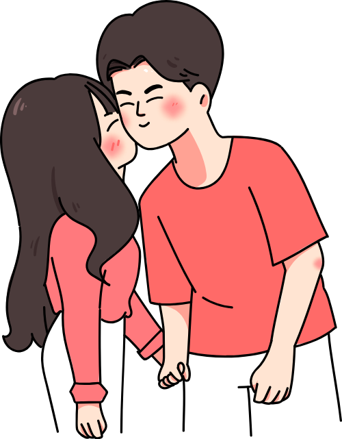 Couple, cặp đôi, người yêu, lover, line, chibi, love, cute, dễ thương 7