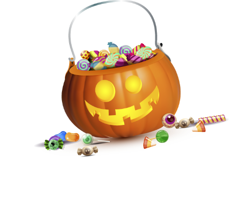 Trái bí, bí ngô, bí đỏ, pumpkin, halloween, hóa trang, horrible 5