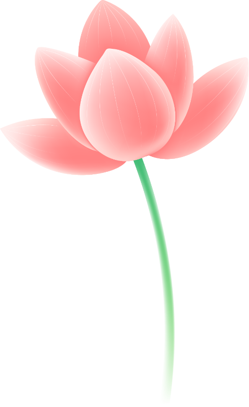Hoa sen, lotus, hoa, flower, sen, lá sen, leaf, gradient, màu loang