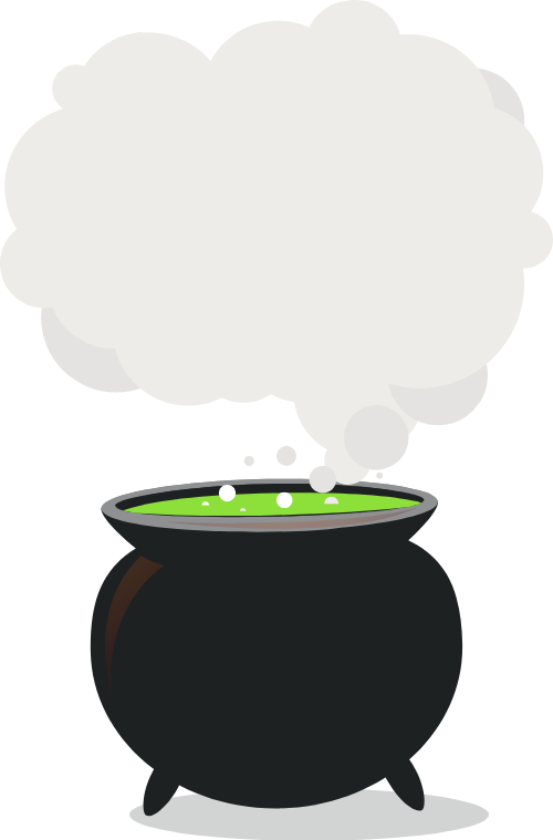 Nồi phù thủy, witch pot, halloween, horrible