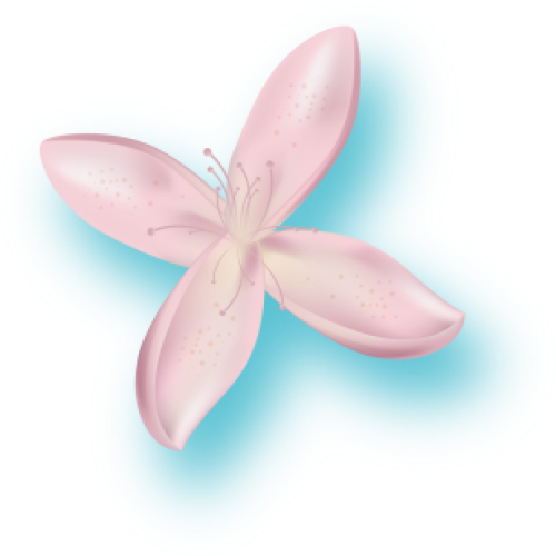 Hoa lá, hoa, flower, lá, leaf, gradient, gradient mesh 2