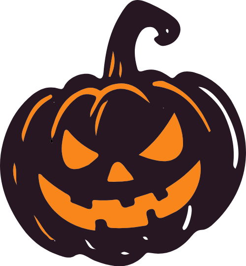Trái bí, bí ngô, bí đỏ, pumpkin, halloween, hóa trang, horrible 5