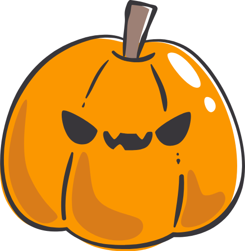 Bí đỏ, bí, trái bí, bí ngô, pumpkin, halloween, horrible, cute, dễ thương