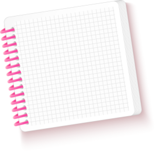 Sổ tay, sổ, note book, sổ lò xo, lò xo, gradient, gradient mesh, pink