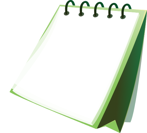 Lịch, quyển lịch, calendar, note, ghi chú, cute, dễ thương