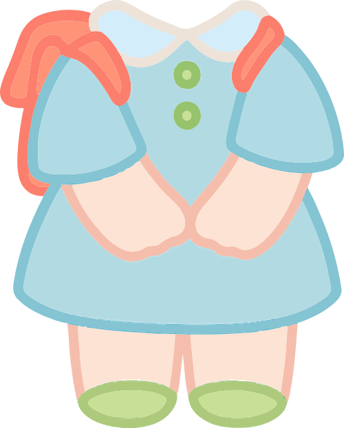 Học sinh, student, con gái, girl, nữ, cute, dễ thương, chibi 1