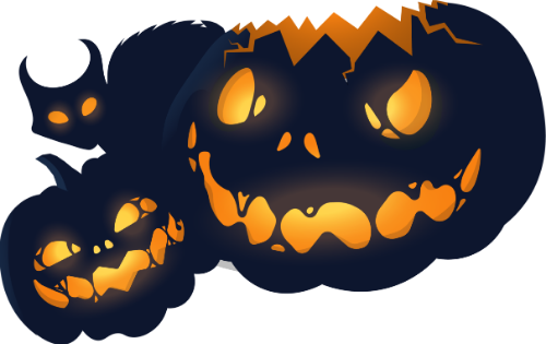Bí đỏ, mèo, bí ngô, cat, pumpkin, halloween, hóa trang, horrible 1