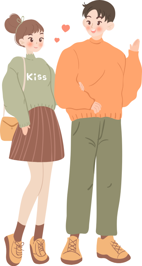Couple, cặp đôi, người yêu, lover, line, chibi, love, cute, dễ thương 1