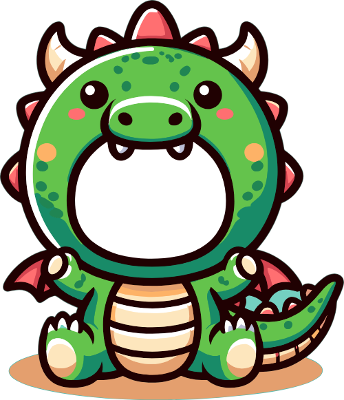 Rồng, trang phục, dễ thương, dragon, costume, cute, fashion, chibi