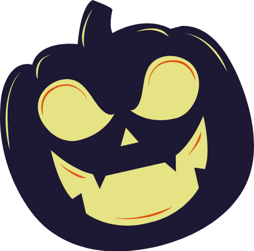 Bí đỏ, bí, trái bí, bí ngô, pumpkin, halloween, horrible 1
