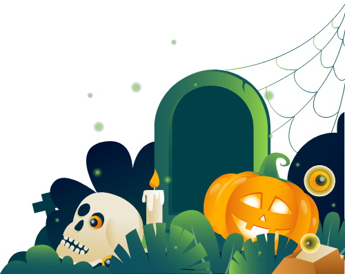 Bí đỏ, bí ngô, pumpkin, halloween, ngôi mộ, mộ, kinh dị