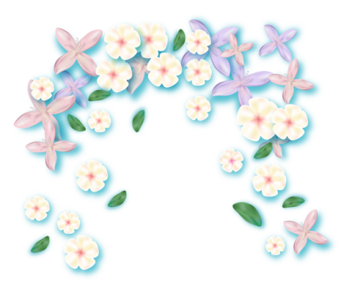 Hoa lá, hoa, flower, lá, leaf, gradient, gradient mesh