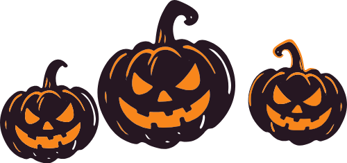 Trái bí, bí ngô, bí đỏ, pumpkin, halloween, hóa trang, horrible 4