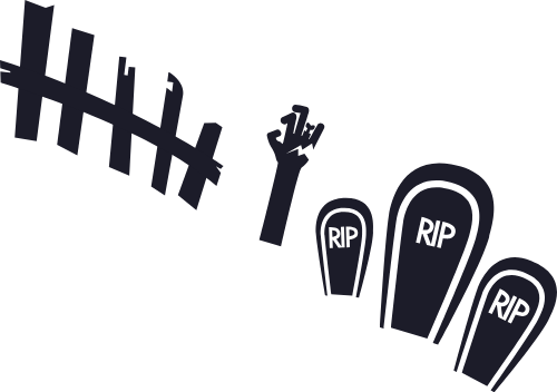 Ngôi mộ, hàng rào,  fence, grave, halloween, hóa trang, horrible 3