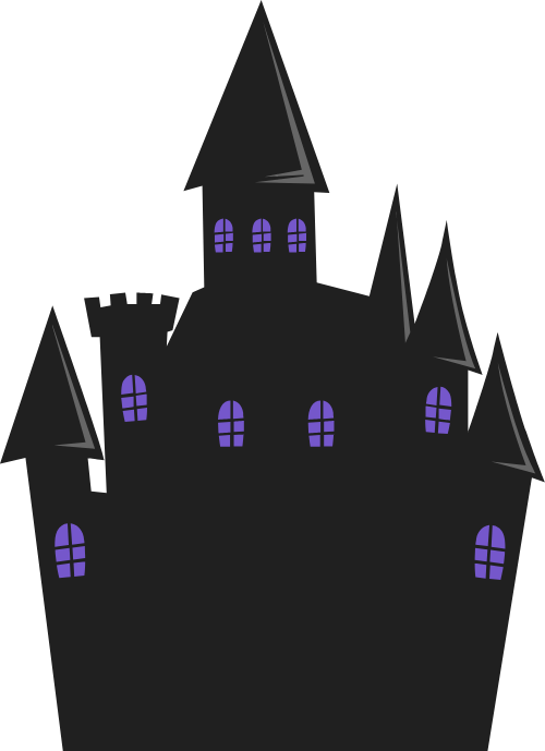 Nhà, lâu đài, house, castle, halloween
