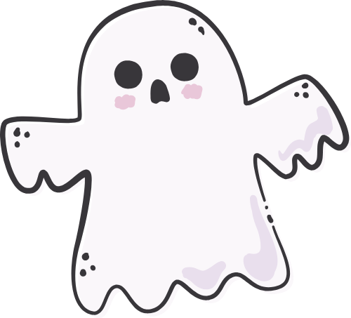 Ma, con ma, ghost, halloween, horrible, cute, dễ thương