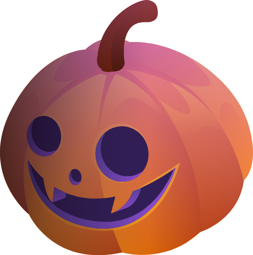 Bí đỏ, bí ngô,  pumpkin, halloween, hóa trang, horrible