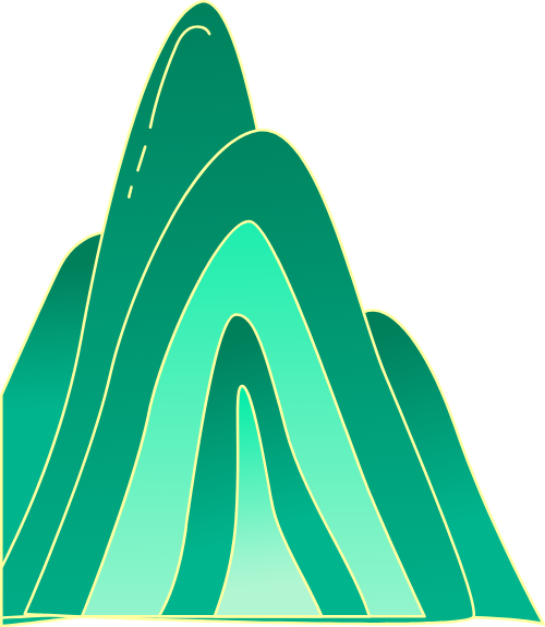 Núi, mountain, thiên nhiên, phong cảnh, gradient 2