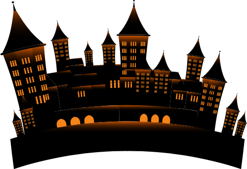 Nhà ma, nhà, home, house, bí đỏ, bí ngô, pumpkin, halloween, lễ hội, festival
