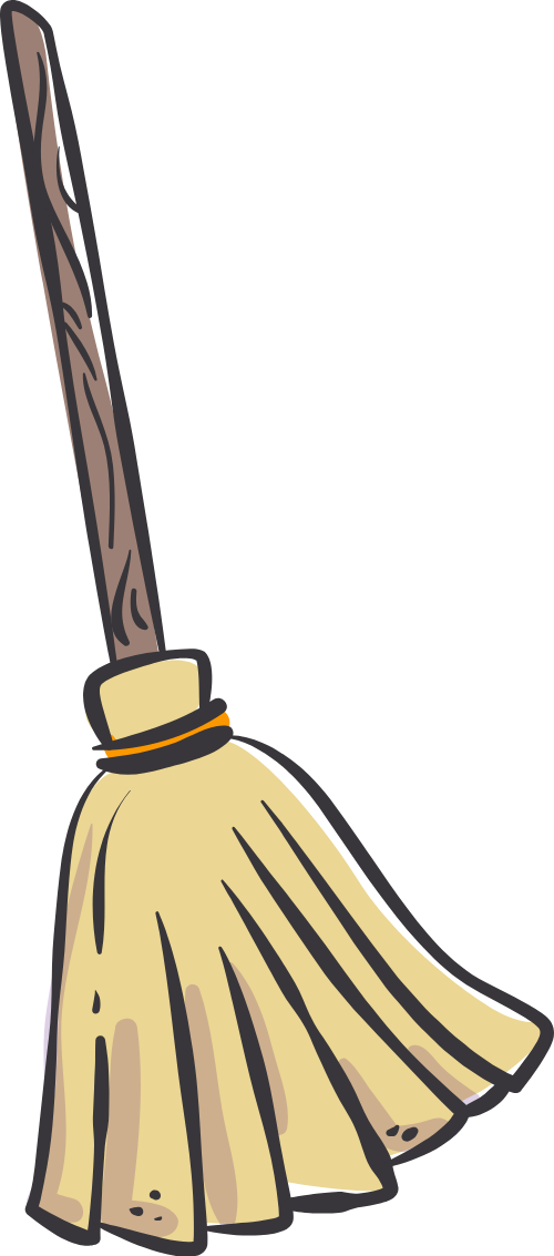 Chổi phù thủy, chổi, broom, halloween, horrible, cute, dễ thương